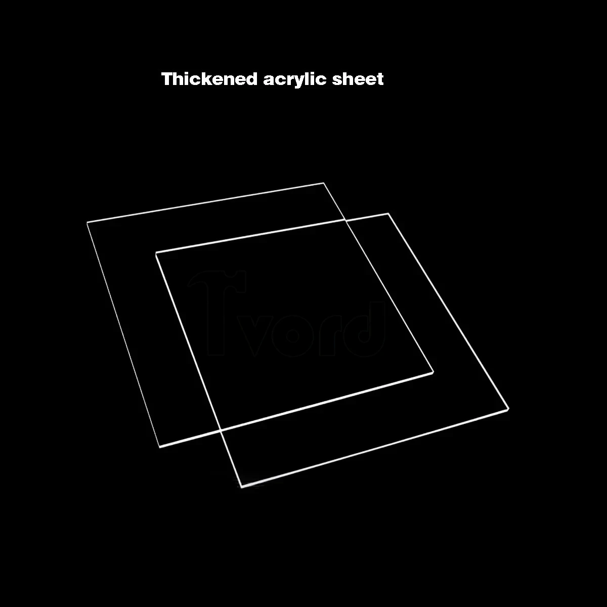 High Transparent Acrylic Plates/Transparent Plexiglass Sheet, Customized Processing Thick1/2/3/4mm  100x100/200x200-400x400mm