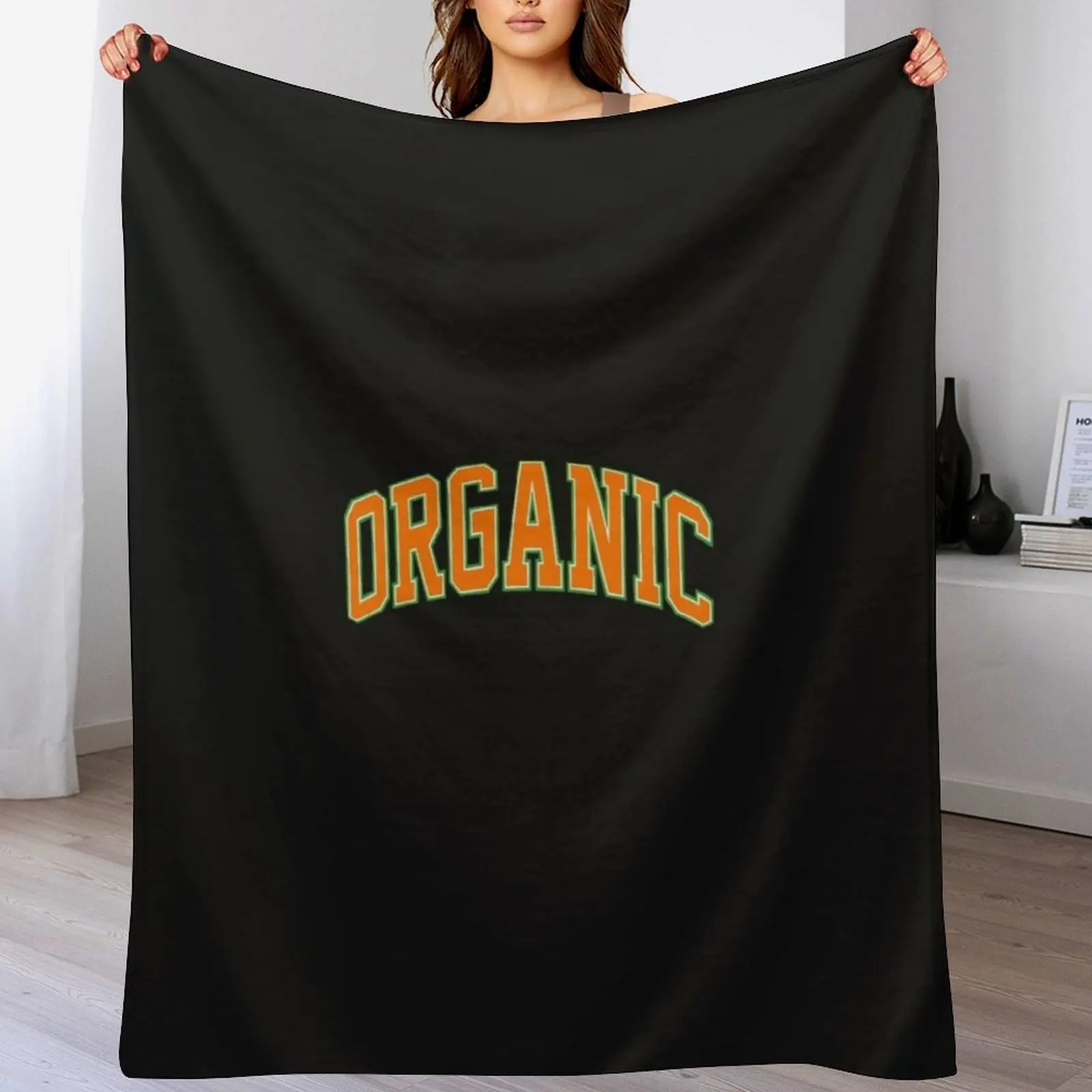 

Larry-June Organic Logo Merchandise Throw Blanket Beach Blankets For Sofas christmas gifts Blankets