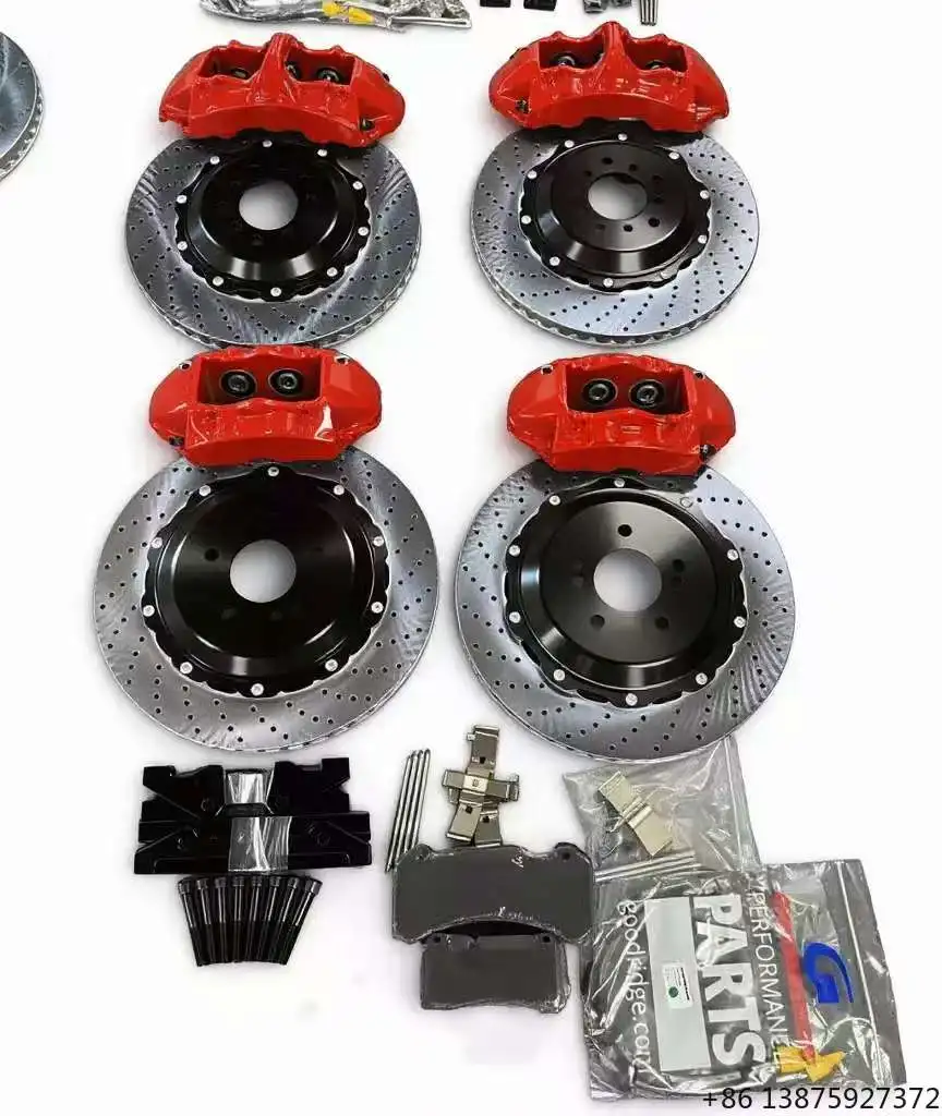 

Новые улучшенные гоночные тормозные суппорты 355 мм 420 мм, передние GT6 6-поршневые, задние GT4 4-поршневые для серий M6 X5 E46