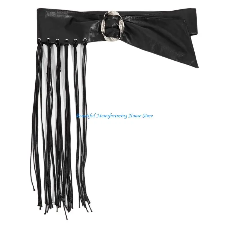 

E56A Punk Rock Waistband Hip Scarf Belt Waist Cincher For Concerts Carnivals