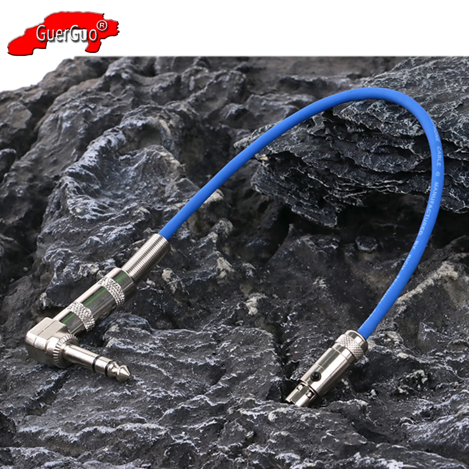 

Mini 3Pin XLR to 6.35mm Audio Extension Adapter Cable,Right Angle 1/4 inch TRS Male to Mini 3Pin Female XLR Stereo Jack MIC Cord