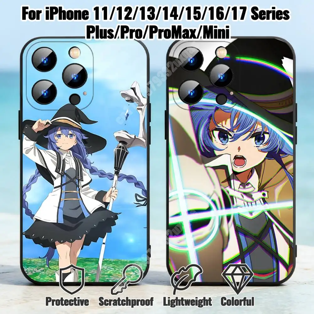 

Roxy Migurdia Mushoku Tensei Phone Case for iPhone 17 16 Pro Plus Air 16E 15 14 13 12 11 Max Mini XR XS Silicone Cover