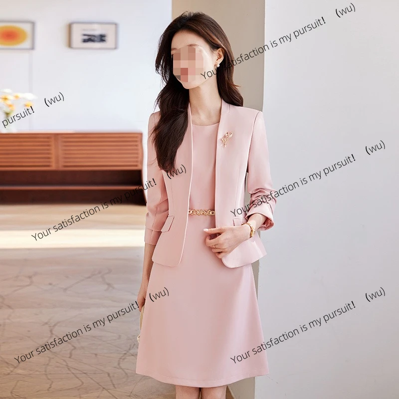 

25 Spring new professional wear collarless design temperament fashion suit two-piece women's