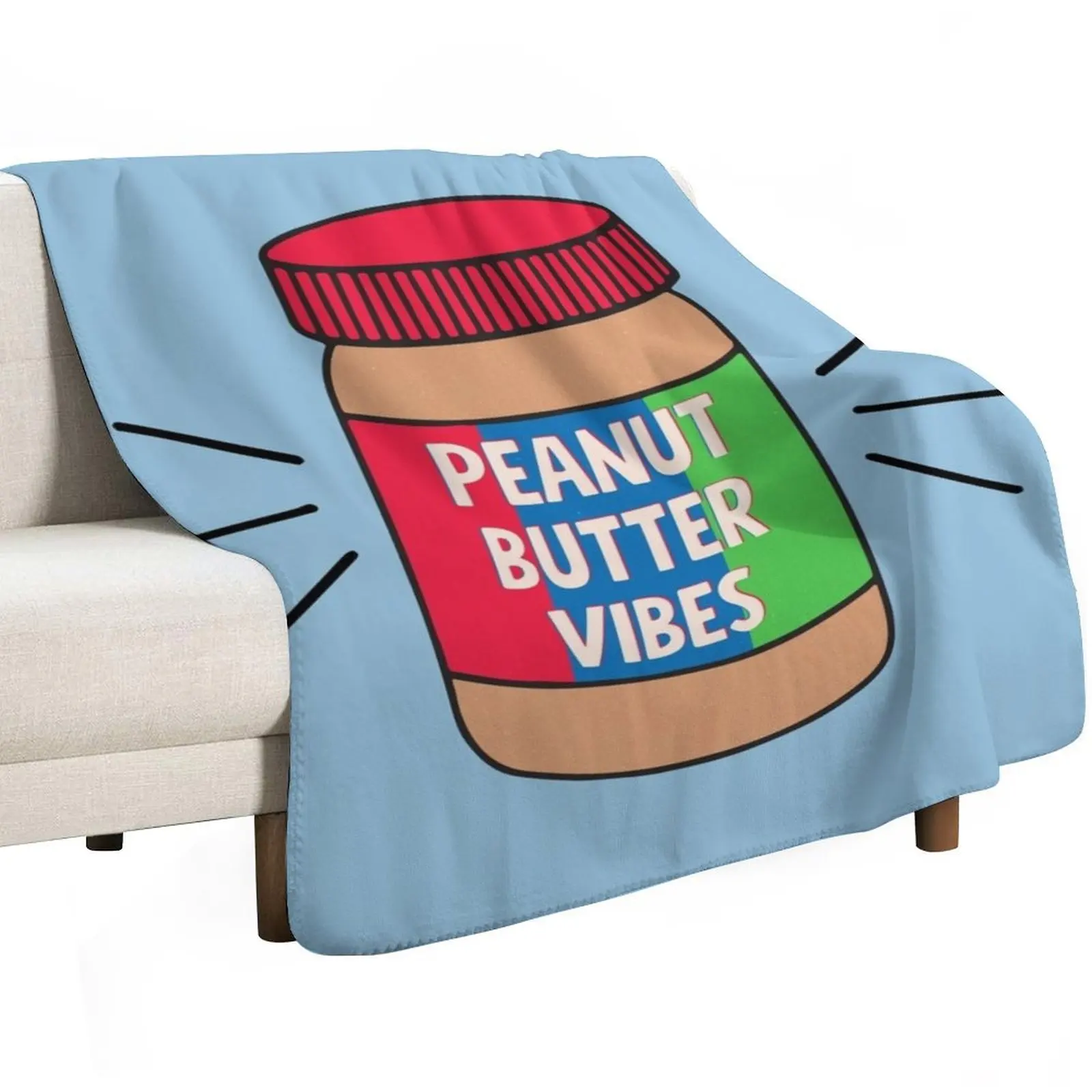 Peanut Butter Throw Blanket Soft Big heavy to sleep Plush Sofa Quilt Fashion Sofas Soft Plaid Blankets