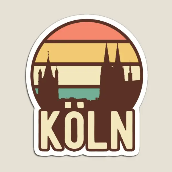 Cologne Koln  Magnet Holder Toy Decor Baby Children Stickers Cute Magnetic for Fridge Organizer Home  Funny Refrigerator