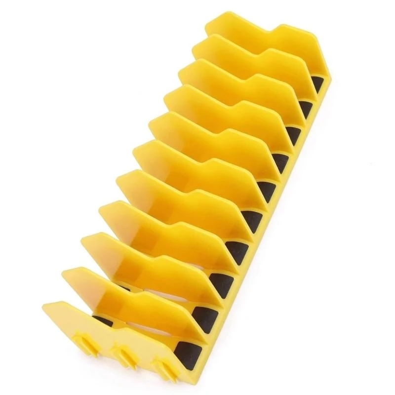 E15D Plier Rack 10 Slots Multifunctional Pliers Holder Cutter Hammer Wrench Storage Rack for Neat Tool Arrangement