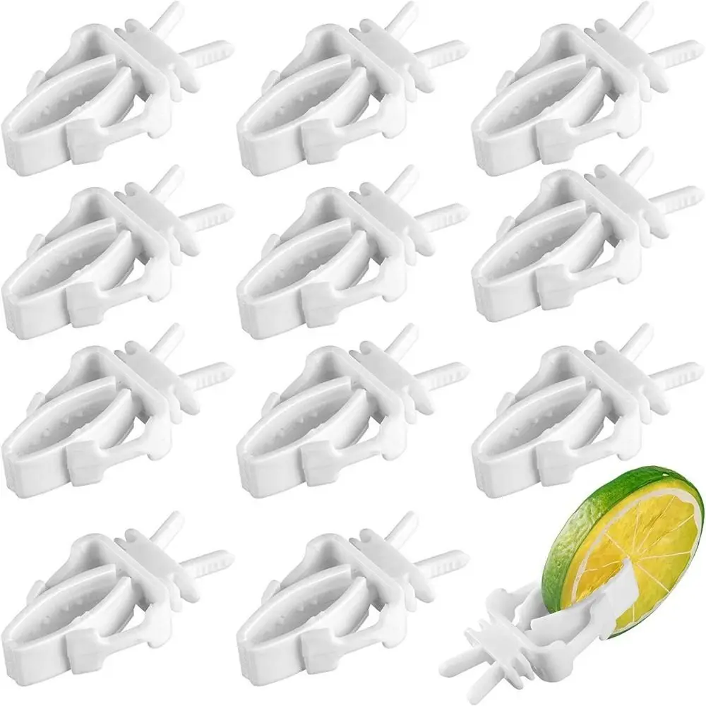 6Pcs Plastic Pet Bird Food Clip Mini Portable Birds Food Holder Practical Parrot Fruit Vegetable Clip Bird Cage Use