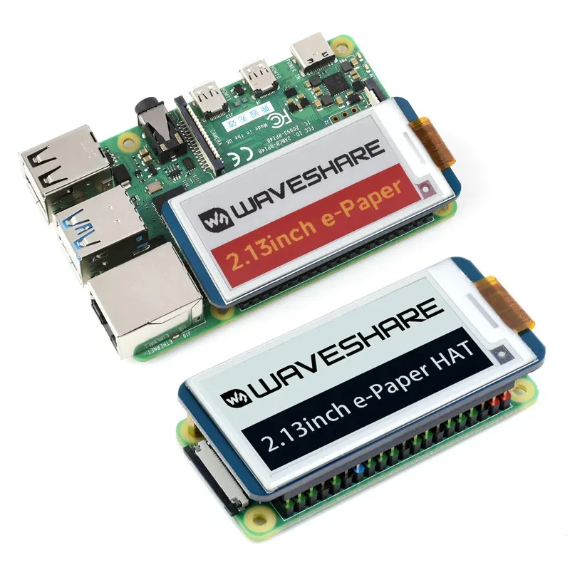 Raspberry Pi 2,13 inch E-Ink display HOED 250x122 SPI-interface voor Arduino voor Raspberry Pi / Jetson Nano