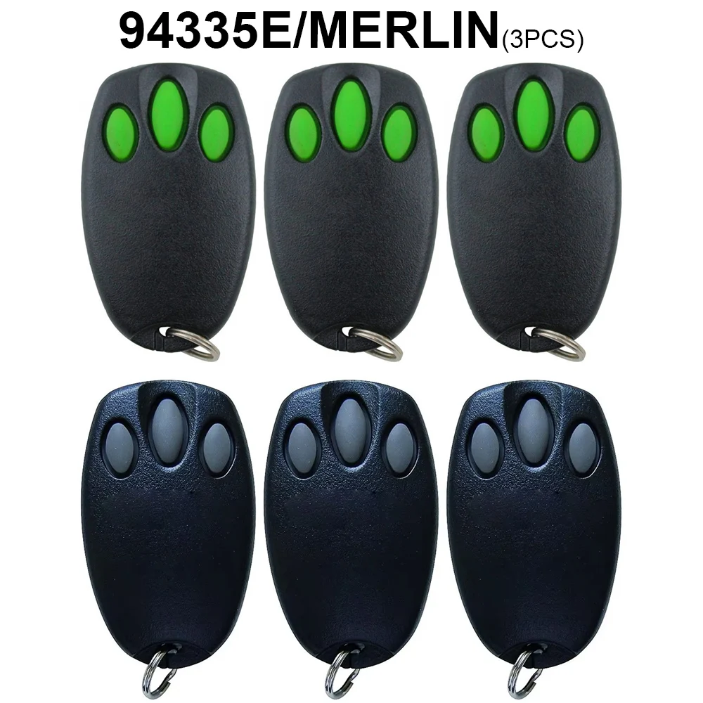 3PCS 94335E 84335EML 84335E D-66793 1A5639-7 MERLIN C945 C943 C940 C840 Garage Door Remote Control Opener