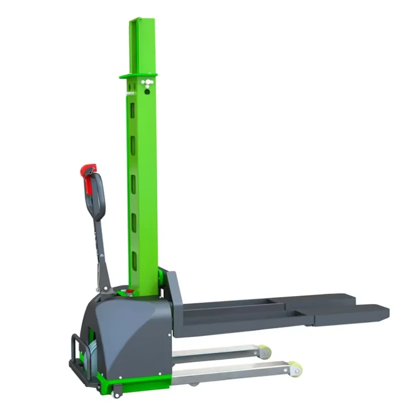 

EVERLIFT Van Used Electric Portable Forklift Price 0.5ton 1ton 1.3ton 1.5ton Self -Loading Stacker