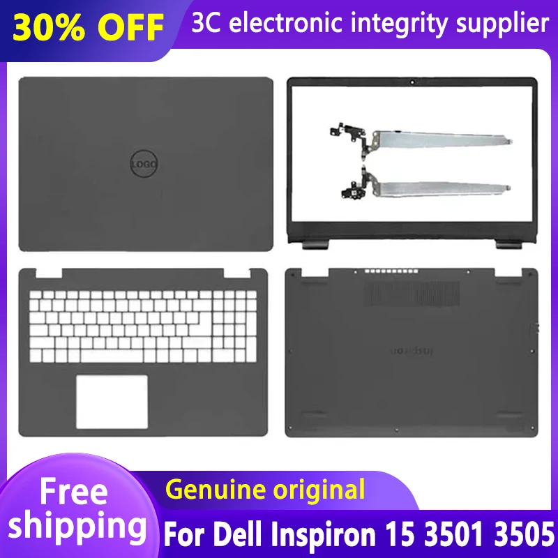 

New Original Laptop Case For Dell Inspiron 15 3501 3505 LCD Back Cover Front Bezel Palmrest Bottom Case Top Housing 08WMNY 8WMNY