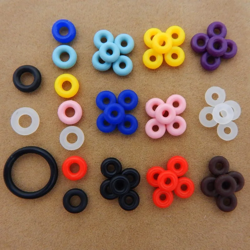 

100pcs Rubber ring, locating ring, spacer, rubber band, leather bracelet with fixing ring, circular locating ring