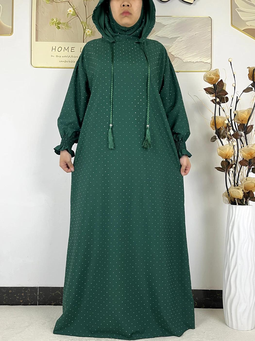 

Muslim Abayas For Women Turkey Islam Traditional Set-augar Loose Femme Robe Ramadan Caftan Marocain African Dubai Dresses Hooded