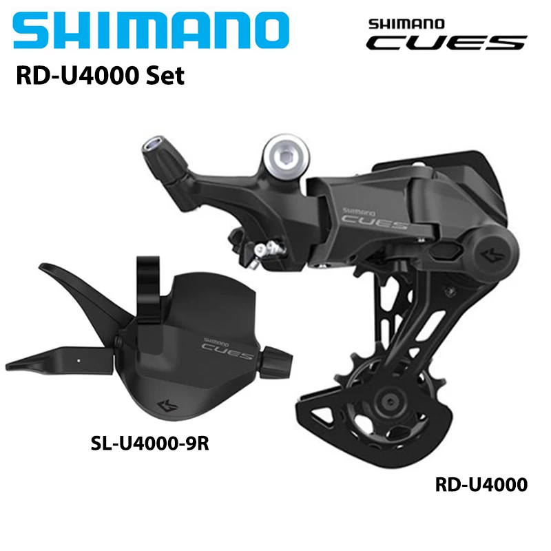 SHIMANO CUES U4000 9Speed SL-U4000-9R RAPIDFIRE PLUS Shifter Clamp Band RD-U4000 U3020 U4020 SHADOW RD Rear Derailleur 9S 9V image 3