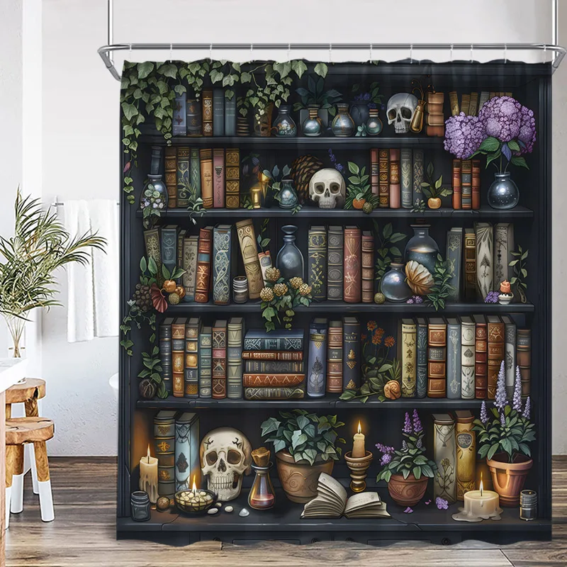 

Занавеска для душа, водонепроницаемая полиэстеровая занавеска для ванной с леопардовым принтом, тропическими джунглями и дикими животными, декоративная занавеска для ванной с цветочным узором