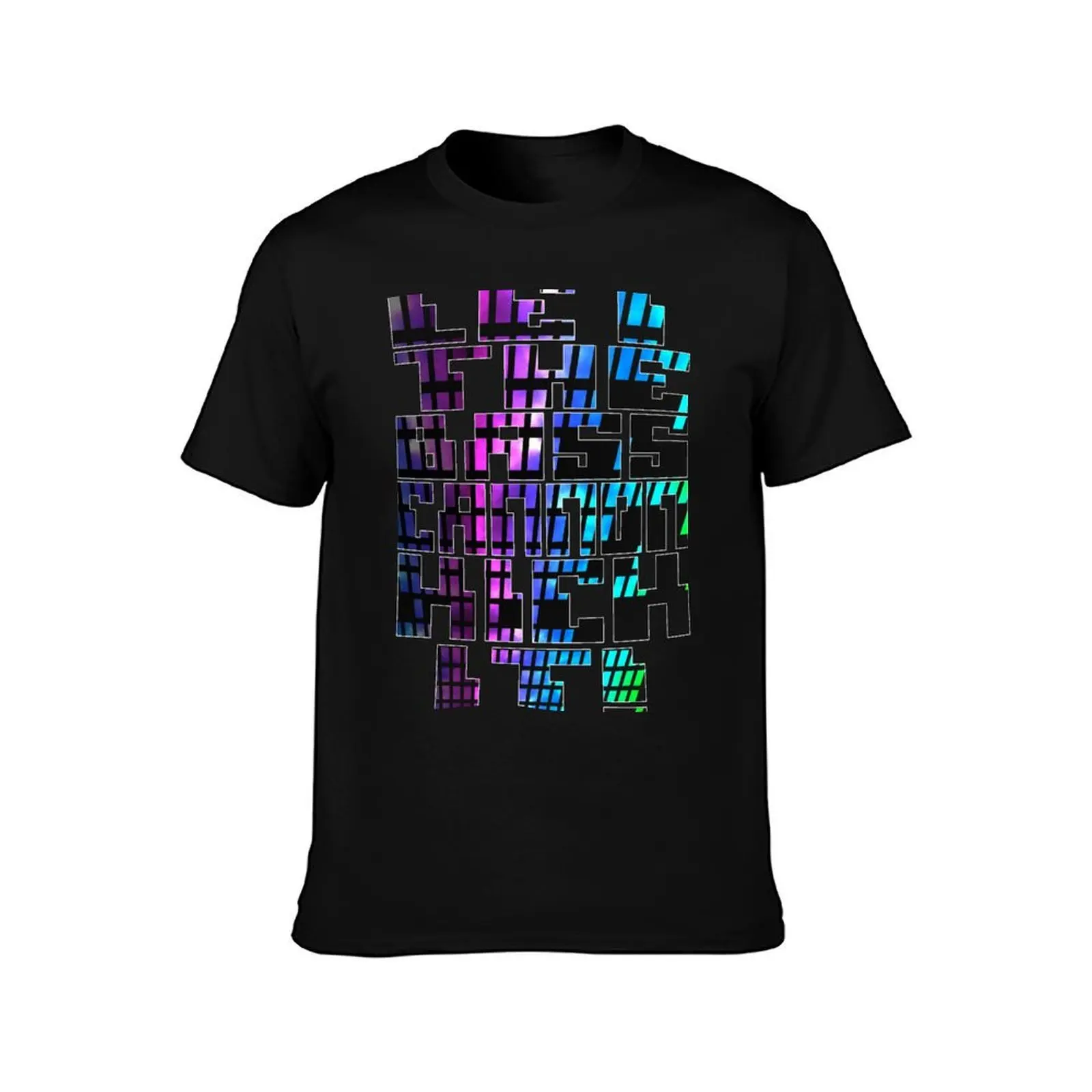 Let The Bass Cannon Kick It! T-Shirt, Summer Casual Cotton Tee, Oversized Streetwear Tops, Vintage Graphic Print, 100% Cotton