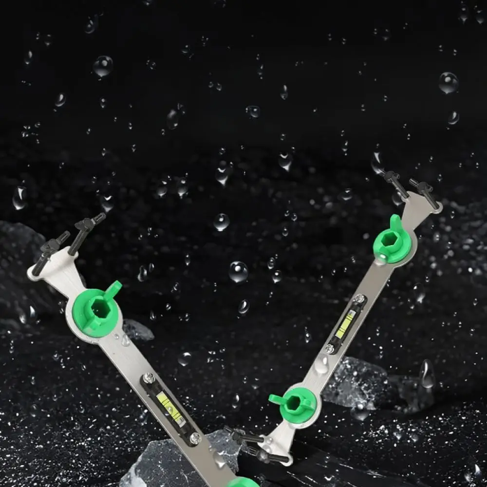 Plumbing Installation Tool Stainless Steel Shower Mixer Leveler Pipe Alignment Gauge Water Tube Positioning Fixer