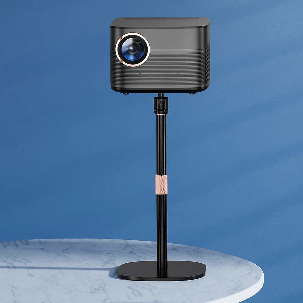 

Height Adjustable Micro Projector Stand Strong Base Desktop Small Projector Bracket Portable Universal Projectors Holder