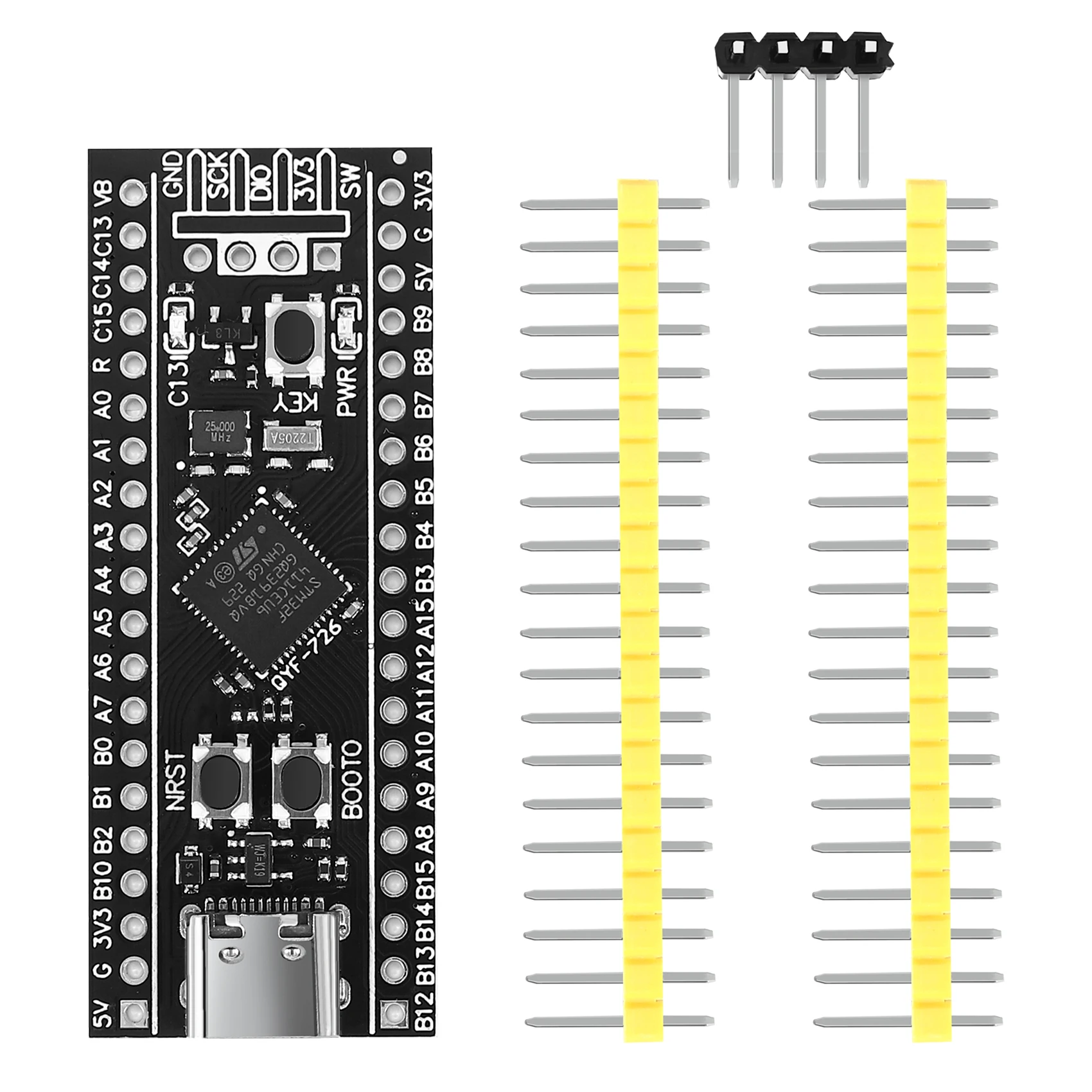 STM32F411 Development Board, STM32F411CEU6 STM32F4 Learning Board, Support for MicroPython/ Programming