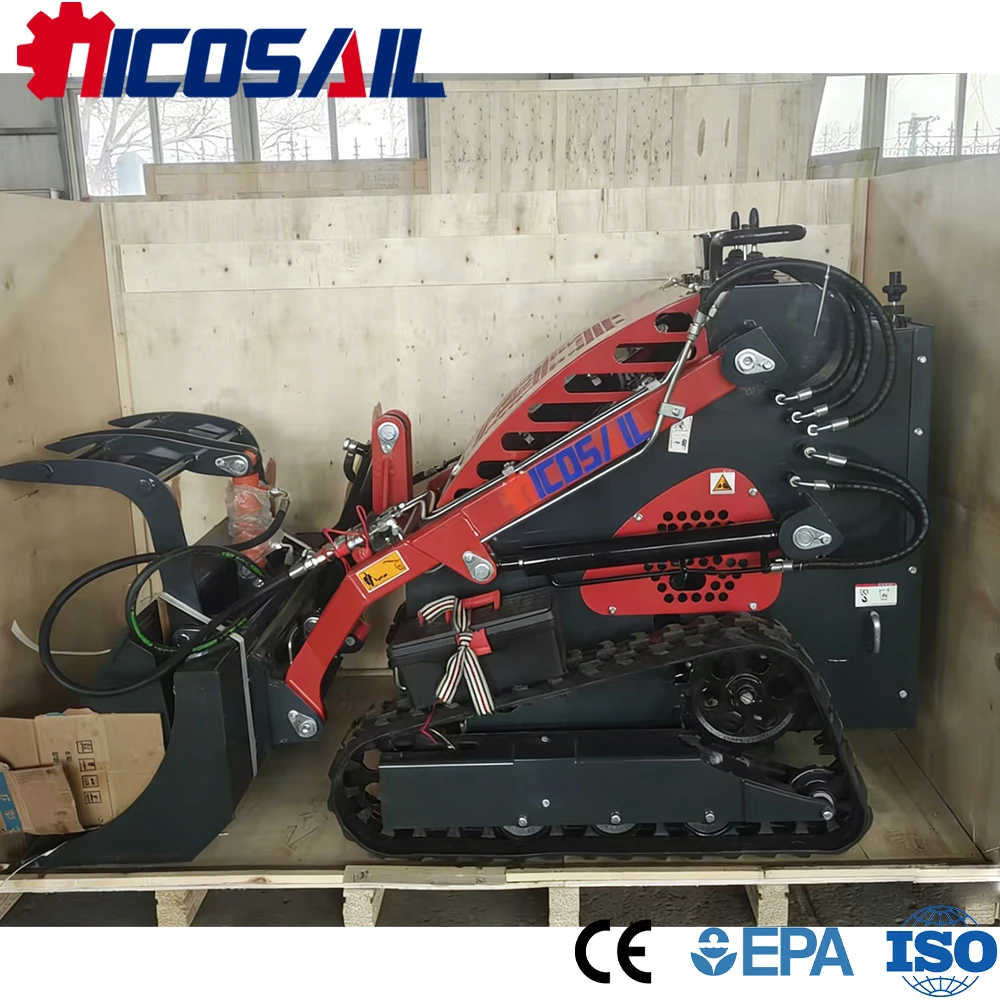 

Mini Skid Steer CE Certified Euro 5 Compact Structure Flexible Control for Farm Construction Narrow Space
