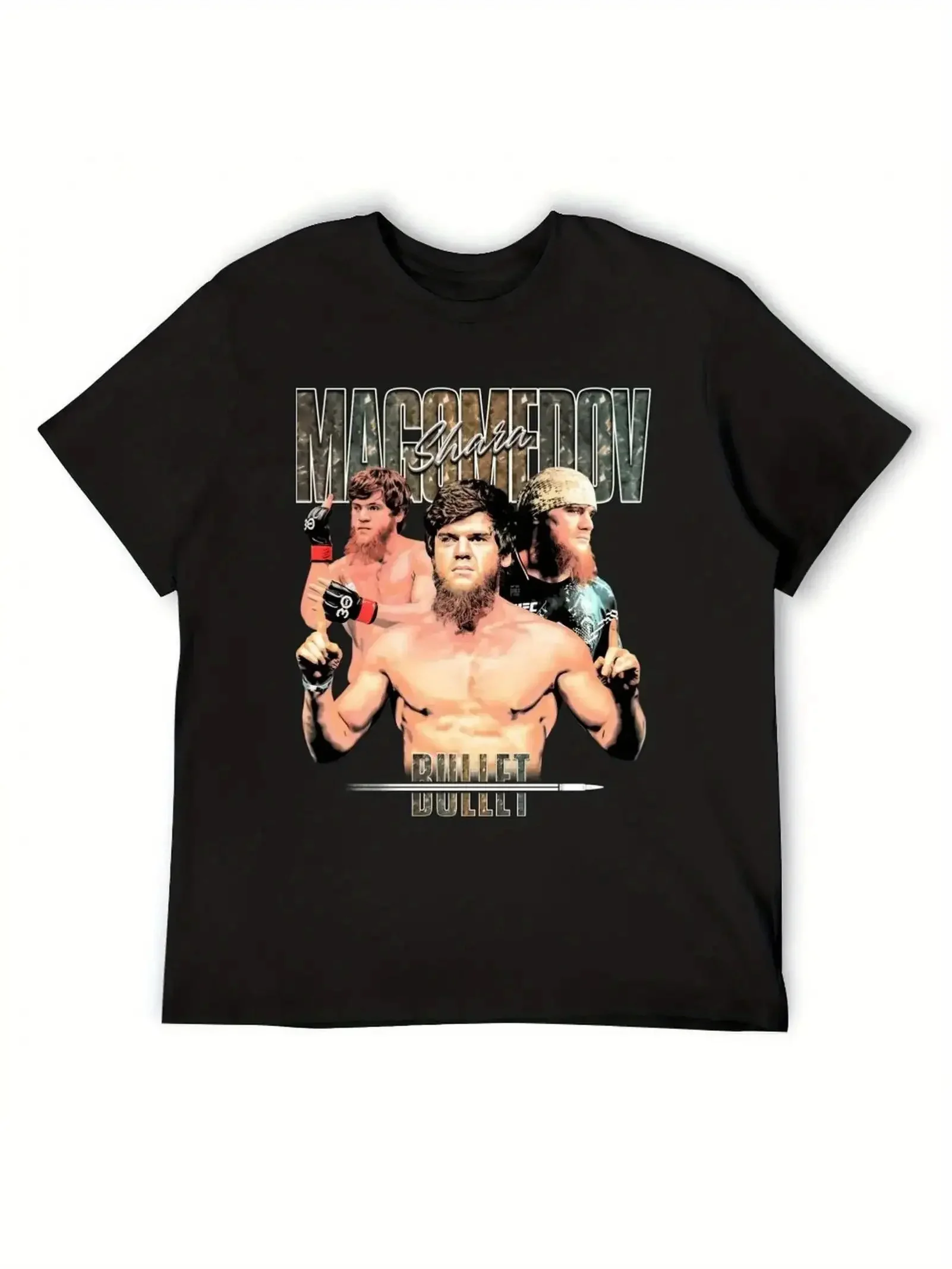 Black T-Shirt for Men Featuring Striking Wrestling Graphics - a Vintage And Dynamic Design, Casual Crew Neck, Machine Washable,
