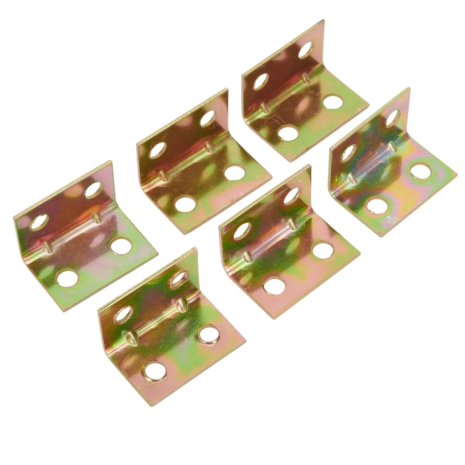 재사용 가능한 스테인레스 스틸 코너 버팀대 조인트 앵글 브래킷, 가구 코너 커버, 90 도 구멍 4 개, 20 개