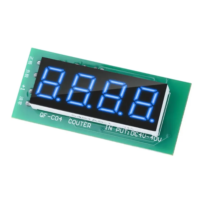 0.56 inch 4-digit digital display counter module with storage function QF C04 DC4-40V counter module 0-9999 counting range