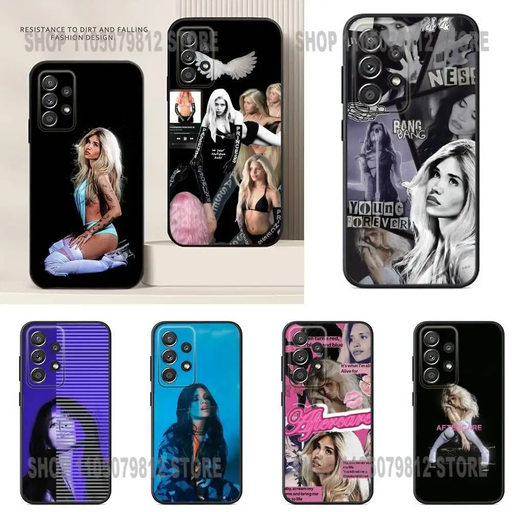 

Hot Sale Nessa Barrett Aftercare Tour 2025 Phone Case For Samsung S25,24,23,22,21,20,Ultra,10,10E,Plus Note20 Black Case