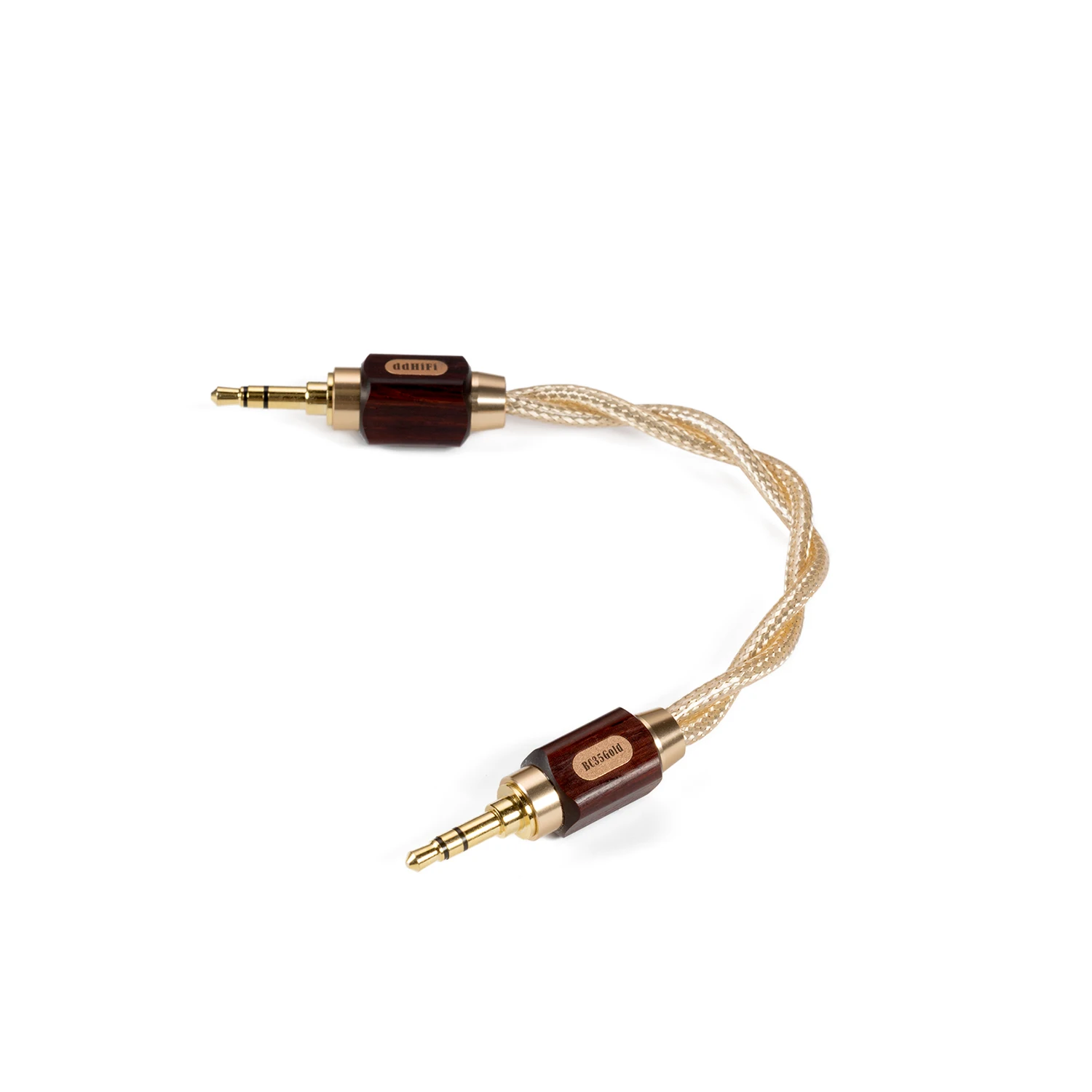 Pre-order DDHIFI BC35Gold 3.5mm Stereo Audio Cable with Symmetrical Double-Strand Shielded Cable Design
