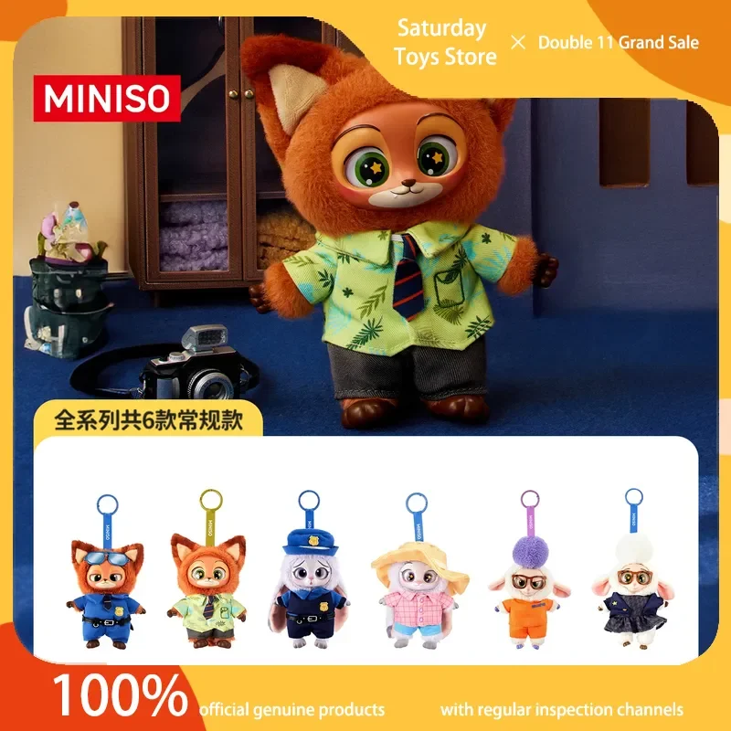 

Genuine In Stock Miniso Disney Zootopia Vinyl Plush Doll Blind Box Decoration Surprise Box Mysterious Box Ornaments Trendy Toys