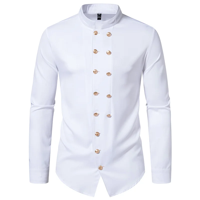 

Slim Fit Long Sve Casual irt for Men Work Wear Youth Faion Color Woven Fabric Iron Free Tee Button arp Point Collar