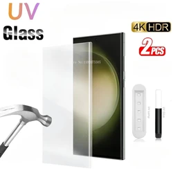 UV Tempered Glass For Huawei P30 Pro P60 P50 P40 Mate 60 50 40 20 X3 X5 Glass Nova 12 Pro 8 9 10 7 11 Ultra Screen Protector