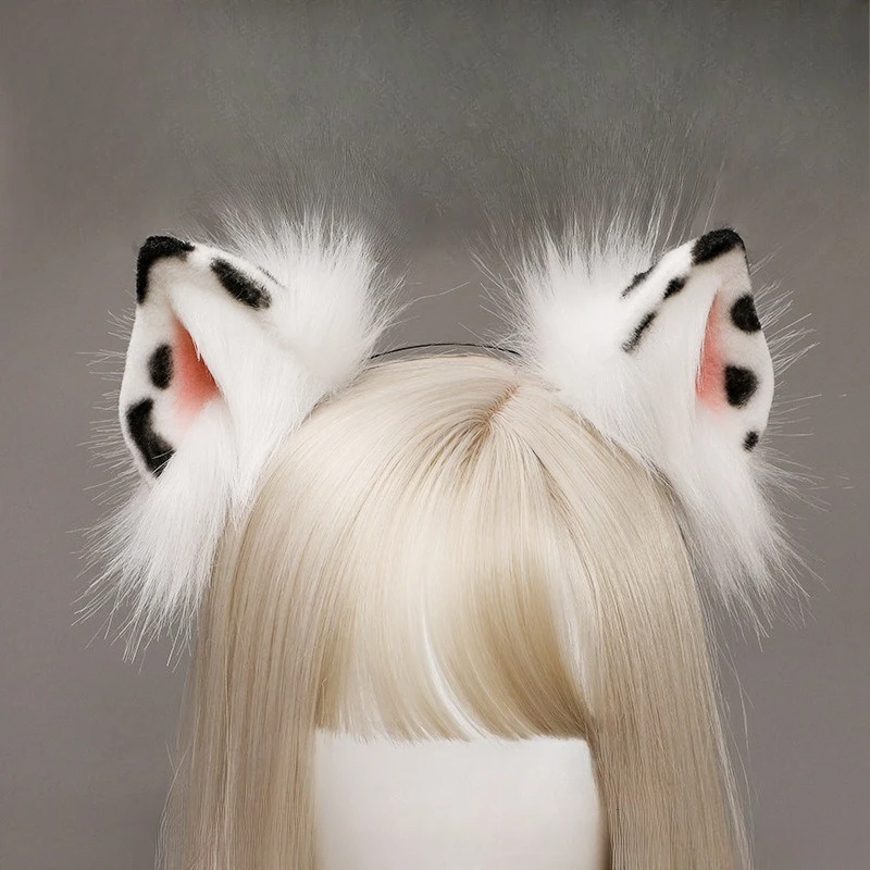 

2026Fragrant Pig Ear Headband Plush Lolita Role Playing Hair Accessories Pig Ear Cat Ear Headband Girl Hair Hoop Headband