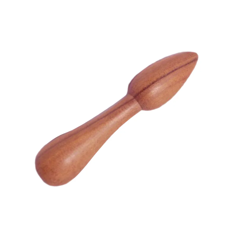 

Gourd-Shaped Acupoint Massage Cone Scented Wood Body Massager for Home Travel Use Lightweight Ergonomic Design Natural Wooden