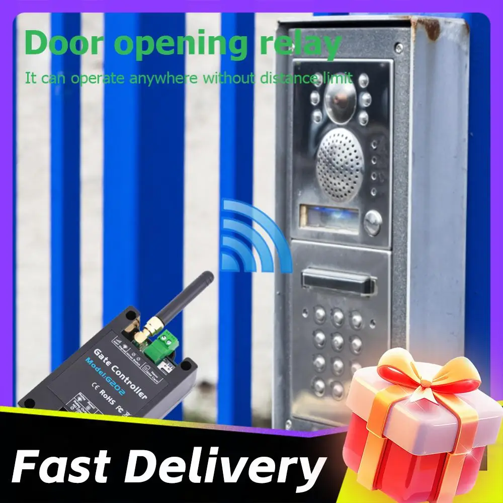 

G202 Wireless Remote Control Door Access WiFi Controller Door Opener Free Call Mobile Phone 4G Remote for Garage Doors Shutters