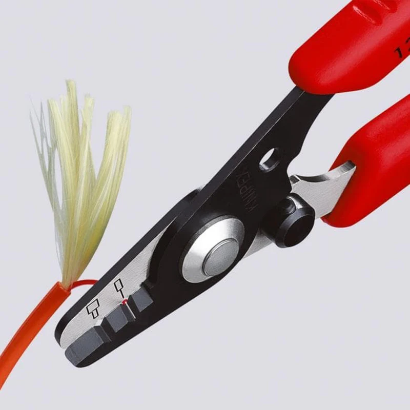 KNIPEX 12 82 130 SB Wire Stripper for Fibre Optics