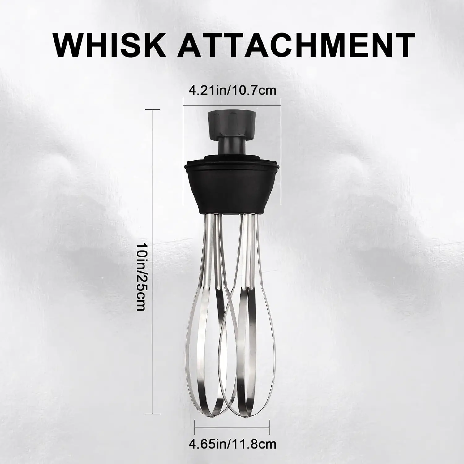 مرفق خفق قابل للفصل مقاس 10 بوصة. خلاط غمر تجاري 350 وات، 500 وات و750 وات متوافق مع.