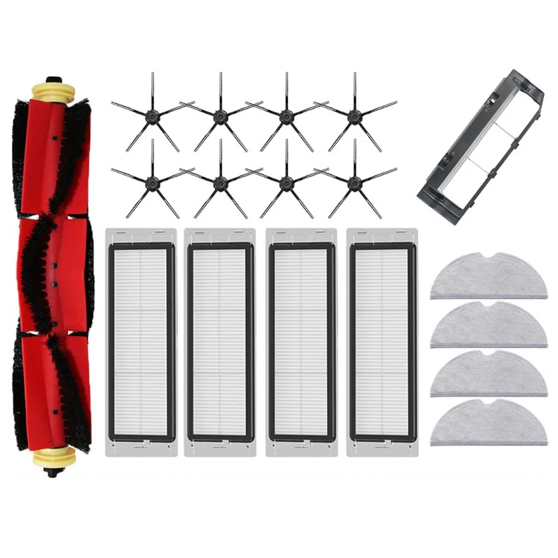 Para-Roborock-S5-S50-S51-S55-S6-S60-S6-Pure-Aspirador-Acessórios-HEPA-Filtro-Mop-Cloth-Lado-Escova principal