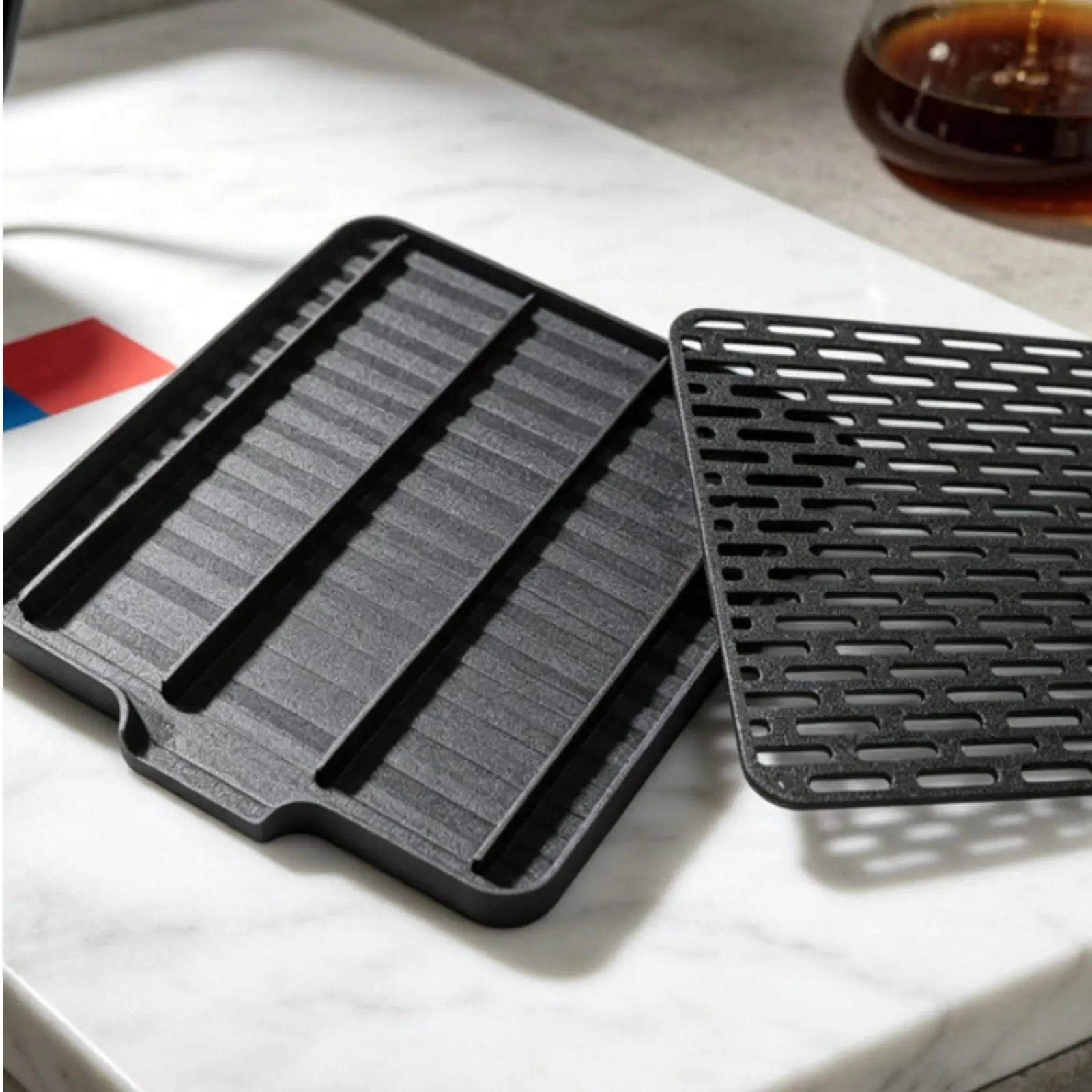 Espresso Scale Drainage Tray Timer LED Espresso Scale Home Kitchen Gear Non-Slip Heat-Resistant