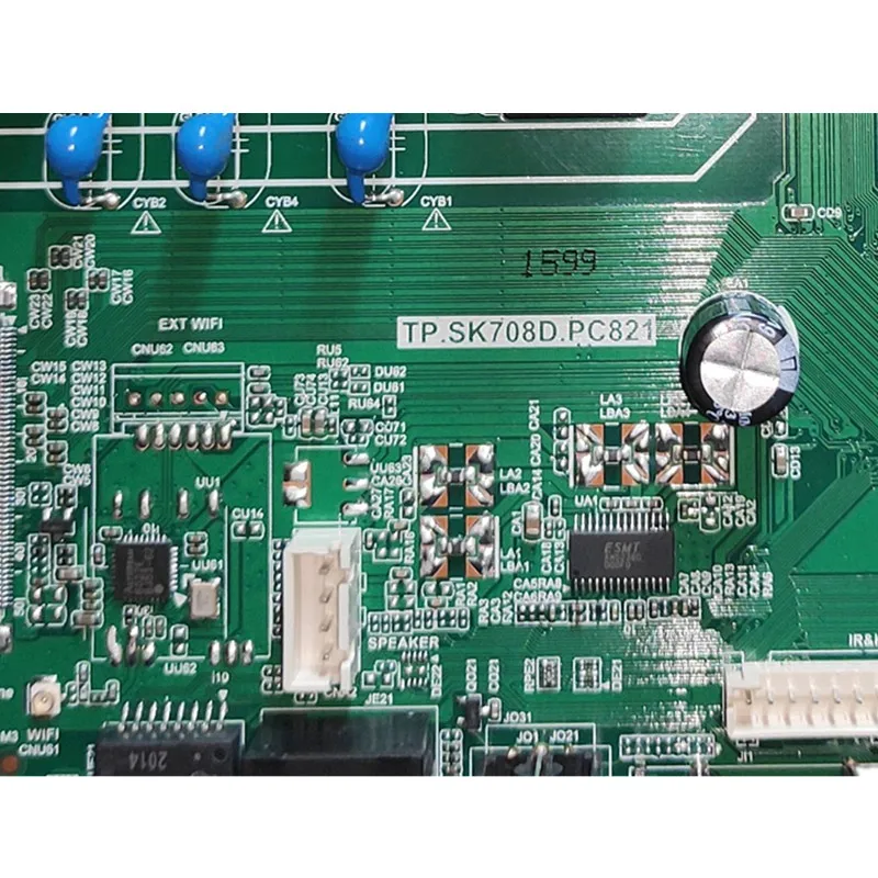 4K واي فاي تلفاز LED ذكي اللوحة الأم أندرويد 9.0 4-core ذاكرة التخزين المؤقت 2G + ذاكرة 16g TP.SK708D.PC821 مصباح تعديل متعدد اللغات power138W