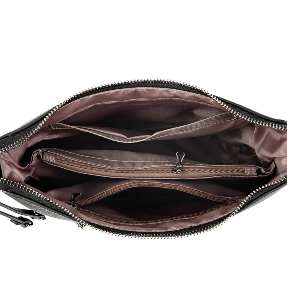 Echte Marken-Leder-Umhängetasche von Top-Qualität, luxuriöse Damenhandtaschen, Designer-Freizeittasche für Frauen, Messenger Bag 2025 – Detail 23
