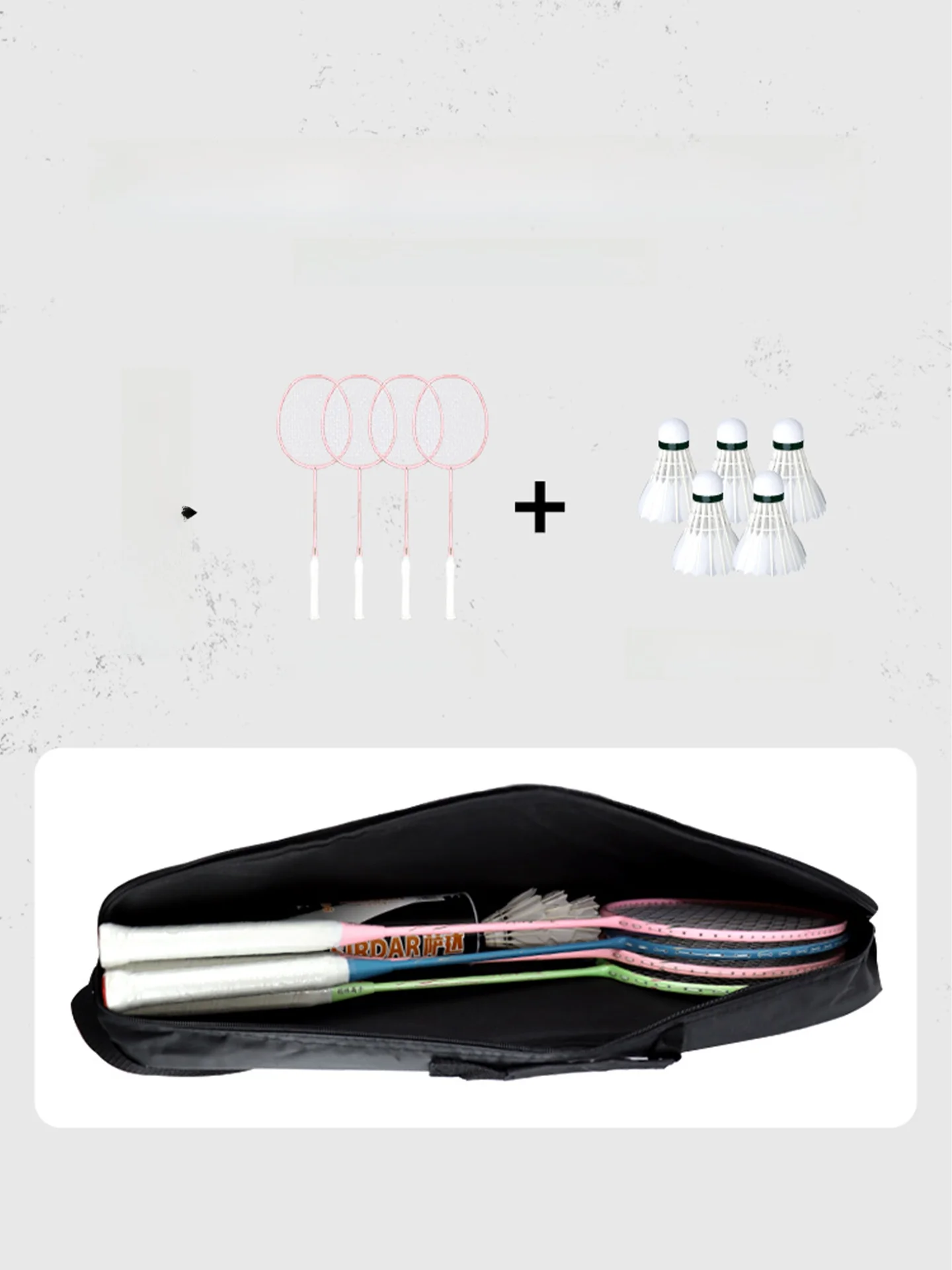 Large Capacity Oxford Cloth Badminton Racket Bag Professional Tennis Squash Protection Storage Bag Sports Fitness Fans Supplies view 2