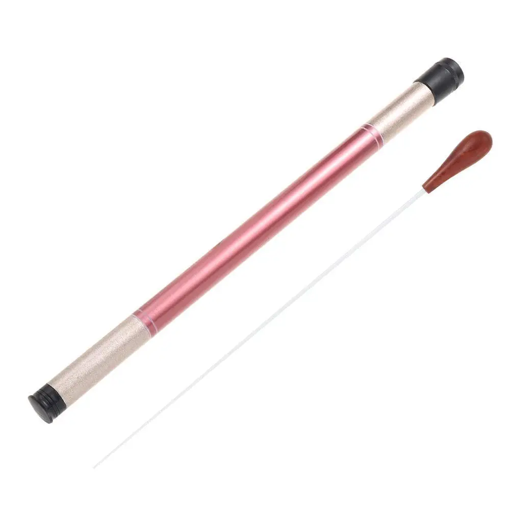 High Quality Music Conductor Baton Portable Band Director Stick Rhythm Music Wand Concert Conducting Pear Shaped Handle