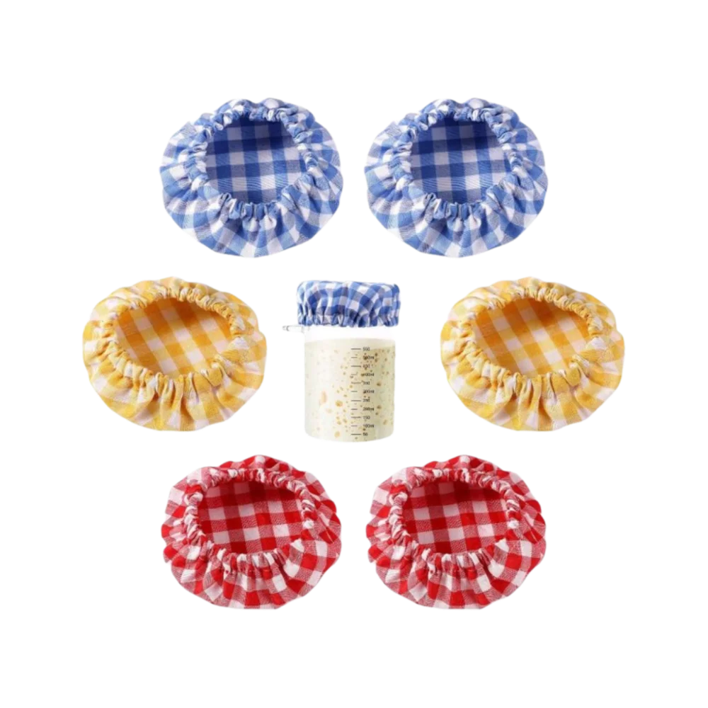 1PC Cotton Cloth Fermentation Bottle Cover Reusable Portable Fermentation Cheese Fabric Lids Multifunction Dust Cover