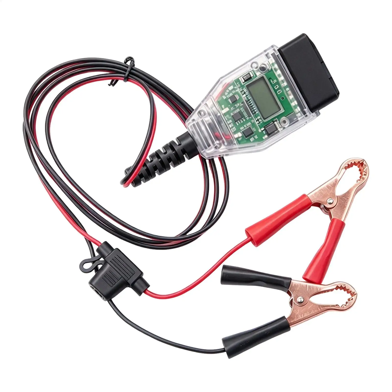 Automotive Memory Saver Replacement Cable ECU With LED Display Memory Saver For Car Battery For Dashboard Data Loss Radio Lock