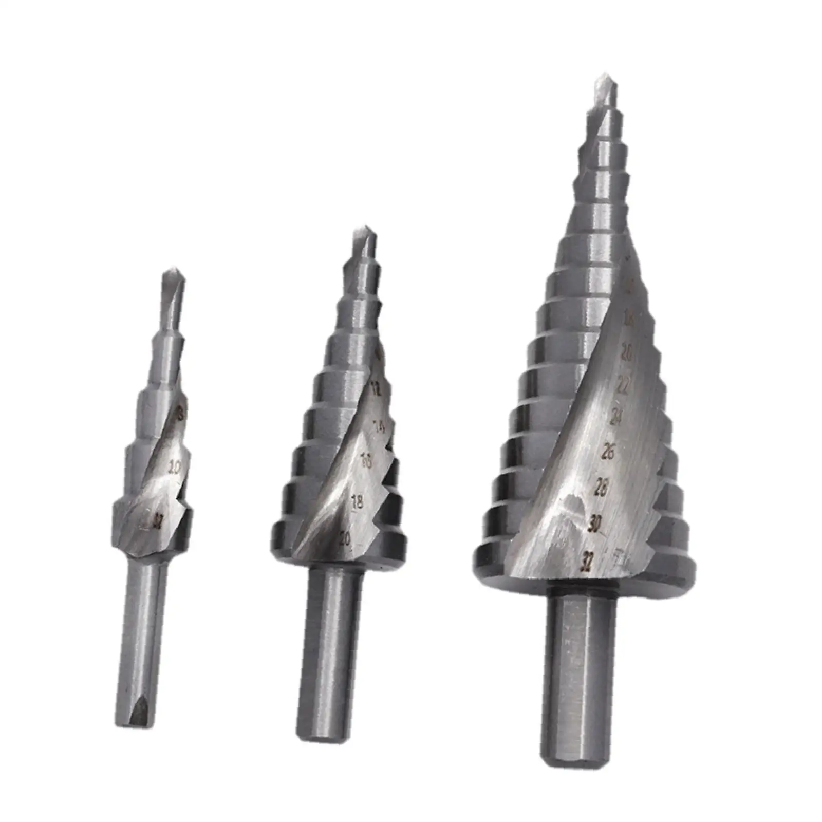 

3 шт. ступенчатое сверло, экономия времени, спиральное сверло для листов изоляционных плат