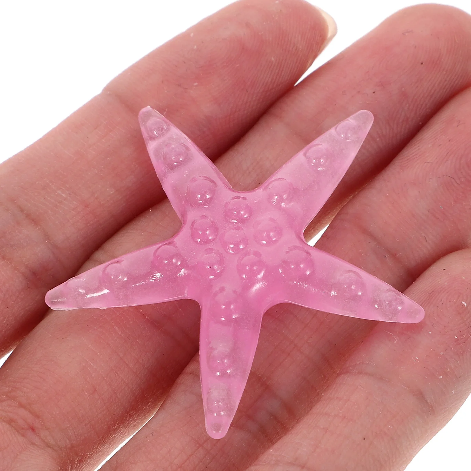 

50Pcs Night Glow Aquarium Stones Resin Pebbles Fish Tank Gravel Decorative Landscaping Garden Rocks Glow in The Dark Pebbles