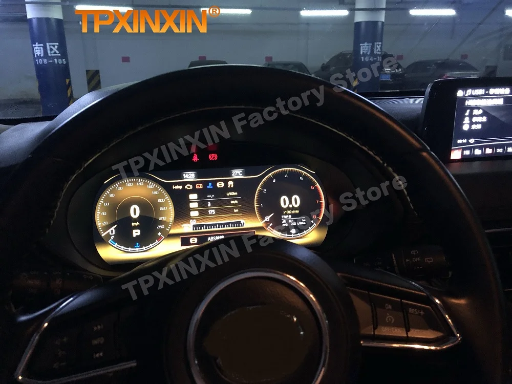 Digital LCD Dashboard Panel Virtual Instrument Cluster For Mazda 6 CX-4 CX-5 CX-7 Atenza 2016 2017-2021 GPS Center Speedometer