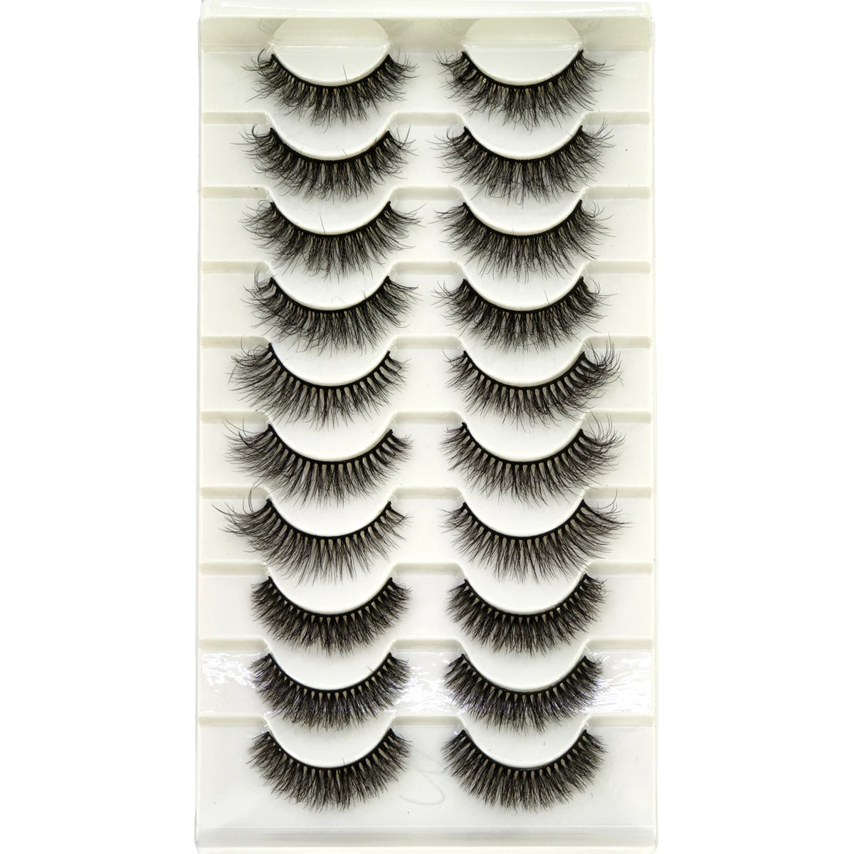 10 Pairs Mink Fluffy Dramatic False Eyelashes