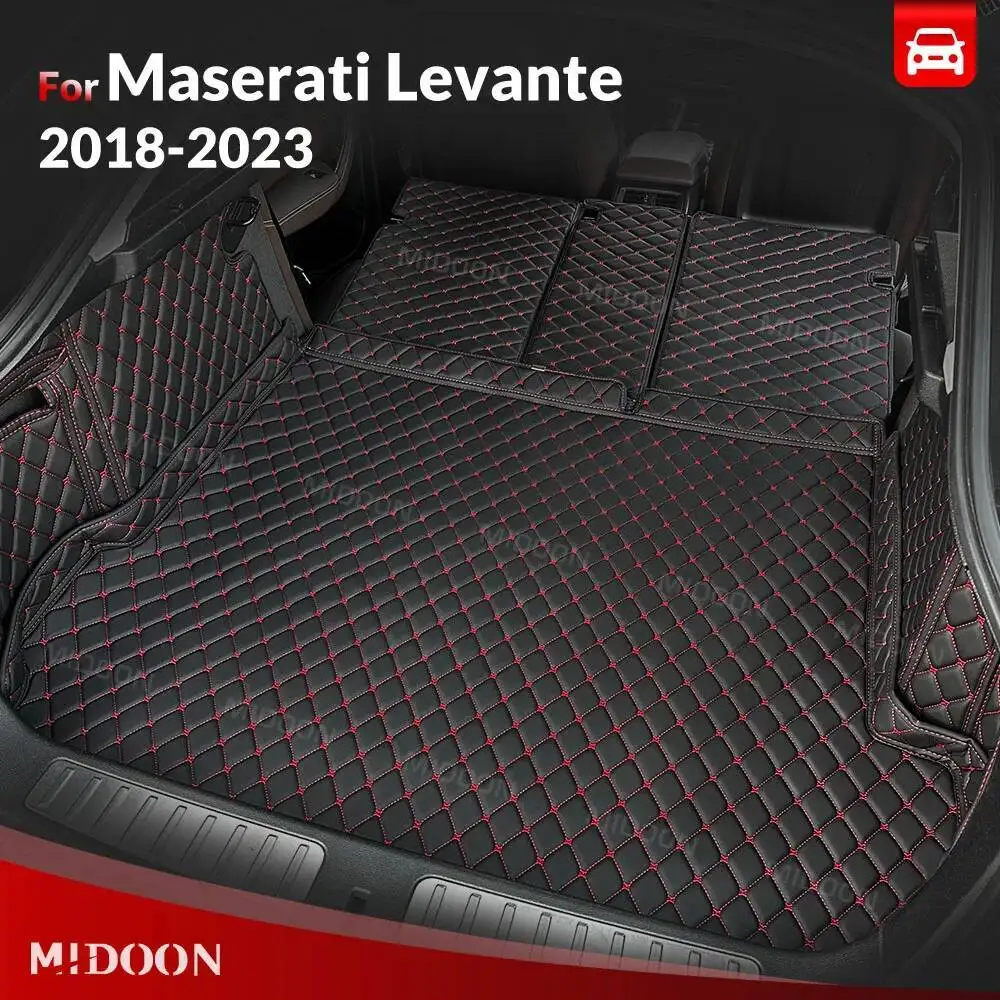 

MIDOON для Maserati Levante 2018-2023 22 21 20, автоматический коврик для багажника с полным покрытием, автомобильный защитный коврик, грузовой вкладыш, аксессуары для интерьера